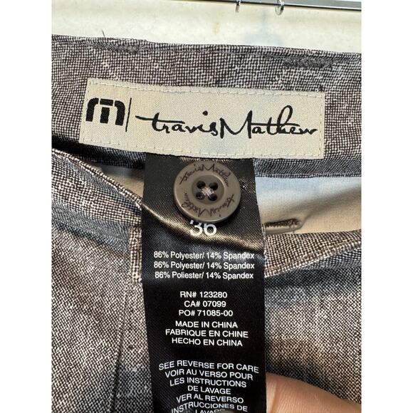 Travis Matthew Mens Chino Golf‎ Shorts Casual Gray Sz 36 - Picture 8 of 8